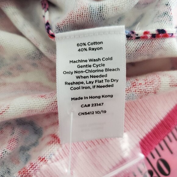 Talbots Womens Colorful Paisley Button Front Cardigan Size 1X Lightweight NWT - Picture 5 of 9